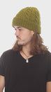 Load and play video in Gallery viewer, Cable Knit Fishermans Beanie