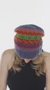Load and play video in Gallery viewer, Fair Isle Slouchy Beanie