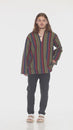 Load and play video in Gallery viewer, Multicolor Striped Mens Long Sleeve Kurta