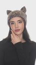 Load and play video in Gallery viewer, Kitty Faux Mohair Beanie