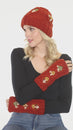 Load and play video in Gallery viewer, Cable Knit Mushroom Beanie