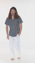 Load and play video in Gallery viewer, Striped Cotton Camp Shirt