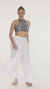 Load and play video in Gallery viewer, Homespun Cotton Palazzo Pants