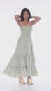 Load and play video in Gallery viewer, Smocking Tiered Maxi Dress