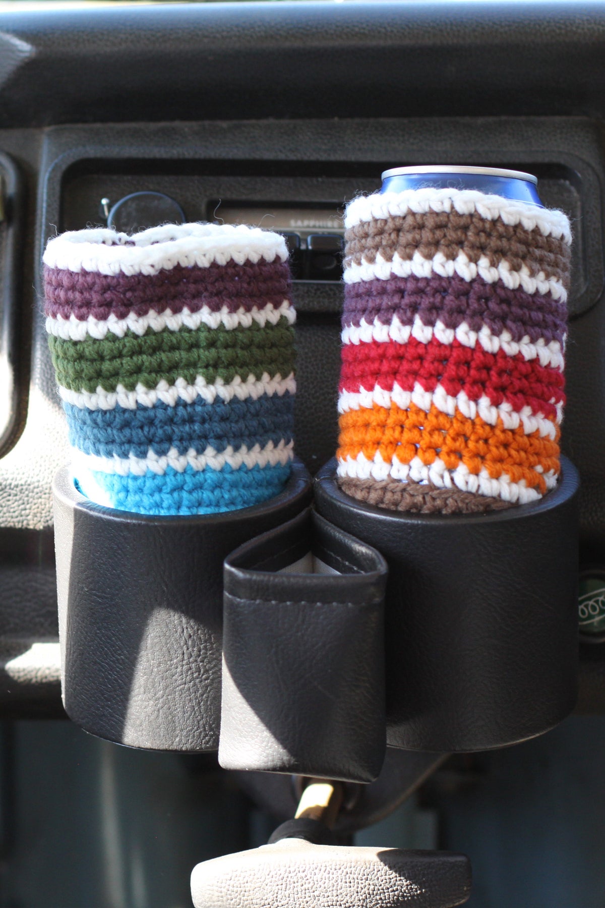 Striped Can Insulator 4pc Set
