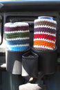 Load image into Gallery viewer, Striped Can Insulator 4pc Set