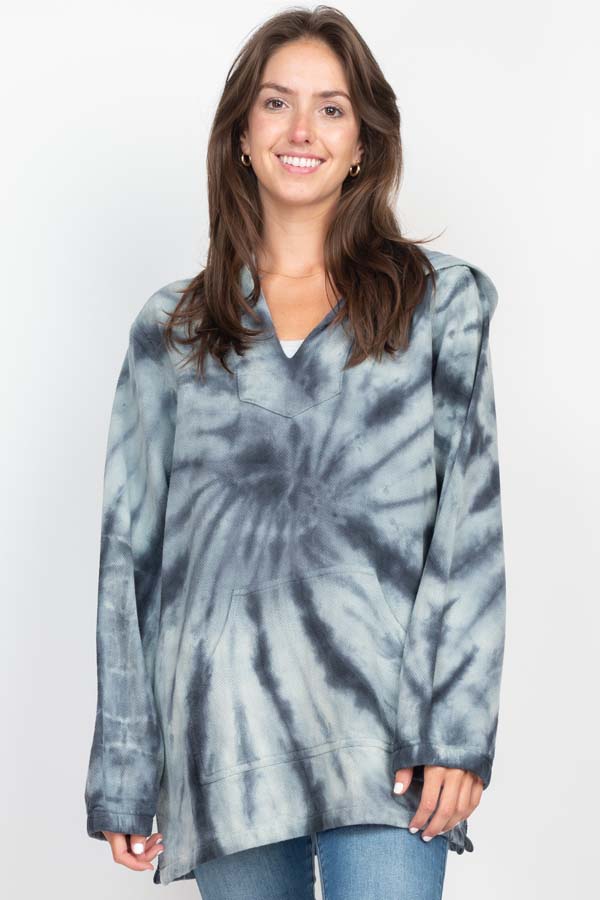 Spiral Tiedye Baja Hoodie