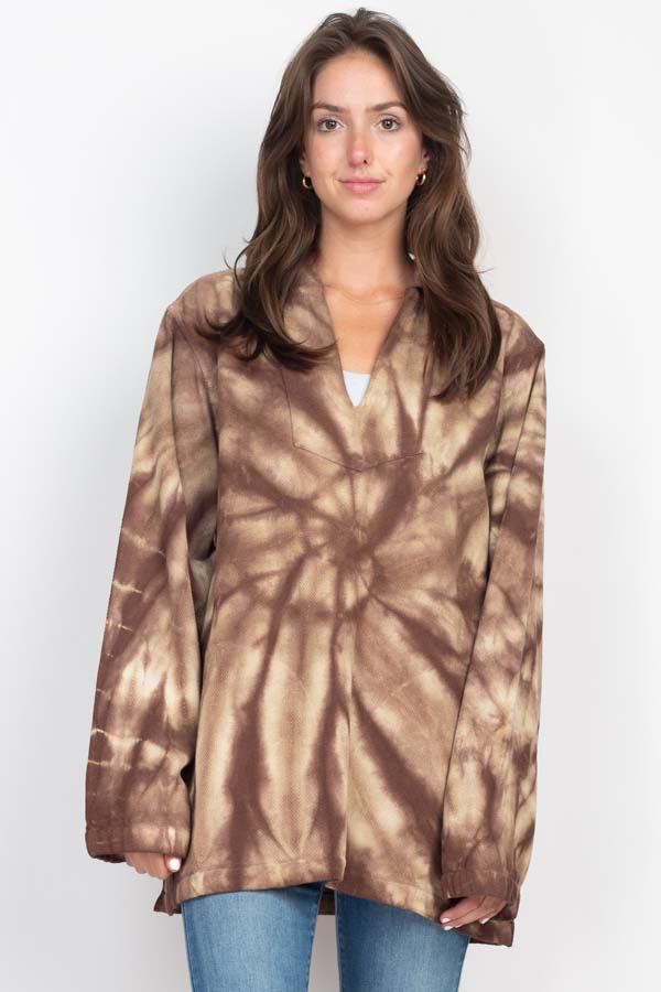 Spiral Tiedye Baja Hoodie