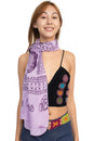 Load image into Gallery viewer, Crystals Printed Soft Sun Scarf