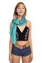 Load image into Gallery viewer, Crystals Printed Soft Sun Scarf