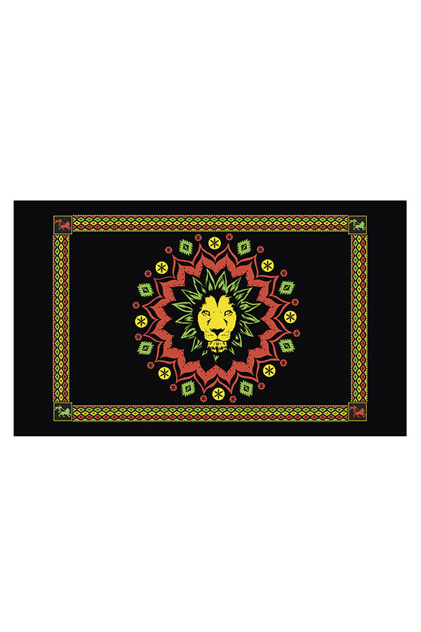 Tribal Rasta Lion Head Sarong