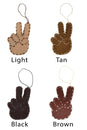 Load image into Gallery viewer, Felt Hand Peace Ornament: 12pcs/Pkt