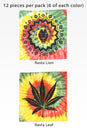 Load image into Gallery viewer, Rasta Tiedye Bandana 12 Pcs/Pkt