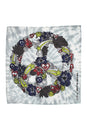 Load image into Gallery viewer, Floral Peace Sign Bandana: 12pcs/Pkt