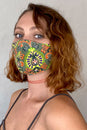 Load image into Gallery viewer, Lotus Print Face Mask-12pcs/pkt