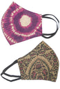 Load image into Gallery viewer, Vintage Tie-dye Print Face Mask-12pcs/pkt