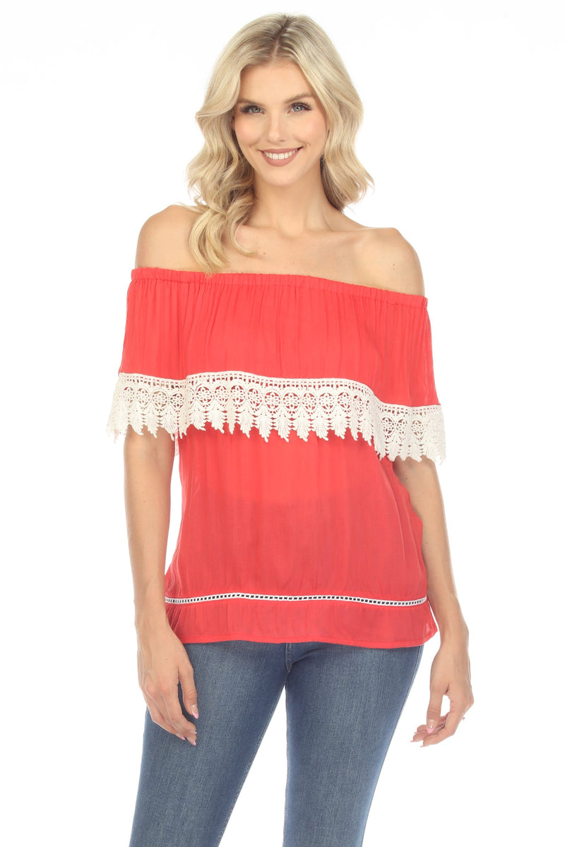 Boho Summers Off-the-Shoulder Top