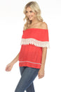 Load image into Gallery viewer, Boho Summers Off-the-Shoulder Top
