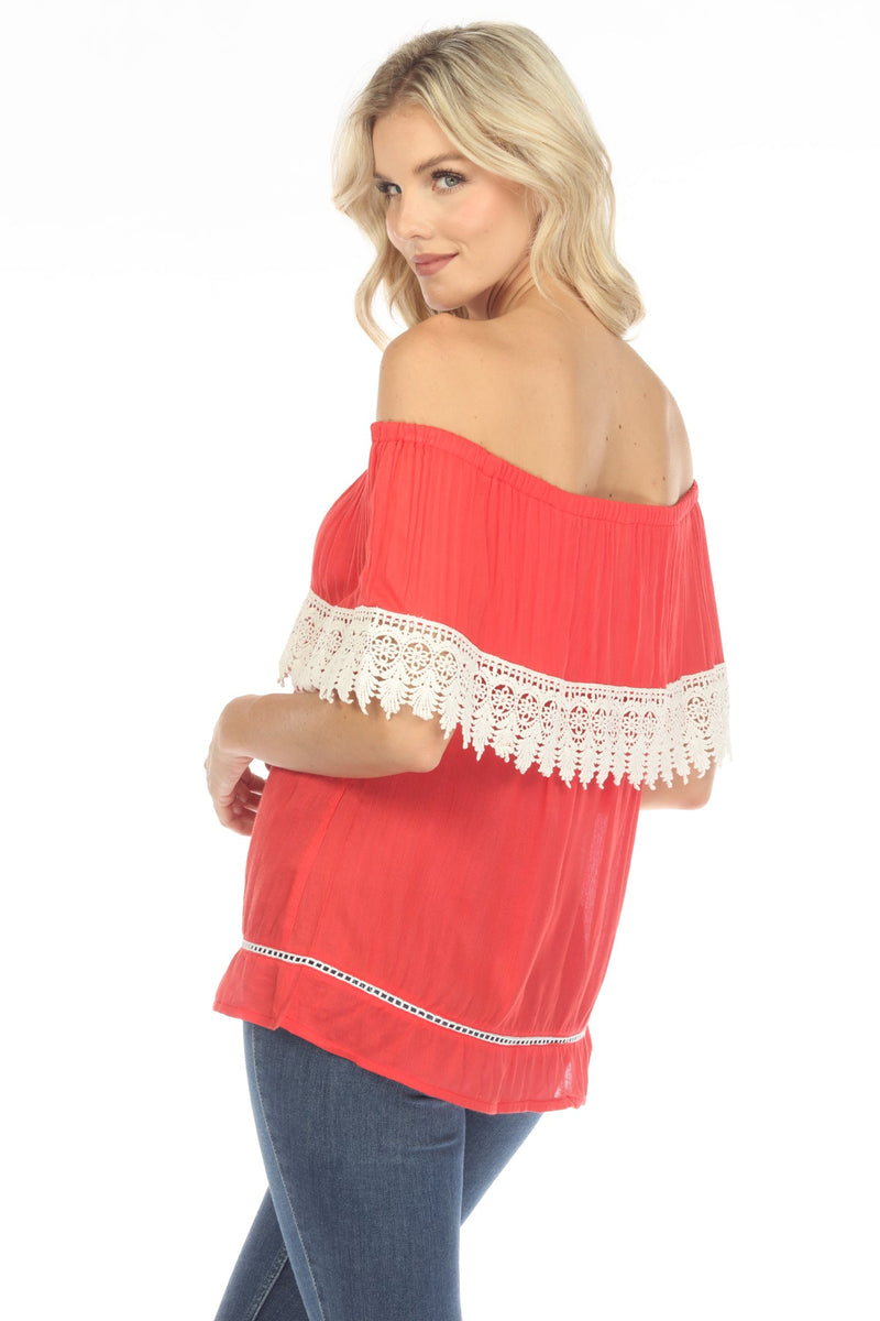 Boho Summers Off-the-Shoulder Top