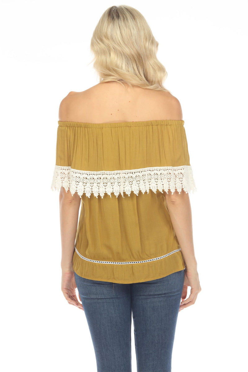 Boho Summers Off-the-Shoulder Top