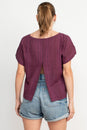 Load image into Gallery viewer, Cozy Cutout Chic Lounge Top
