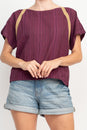 Load image into Gallery viewer, Cozy Cutout Chic Lounge Top
