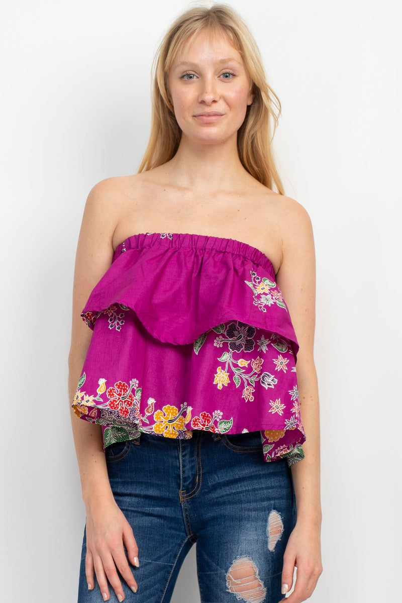 Aloha Bali Strapless Crop