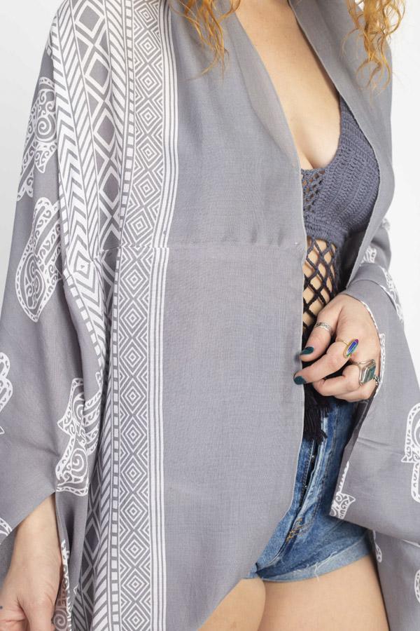 Hamsa Flowing Cocoon Wrap