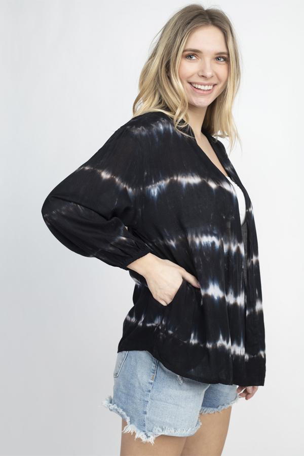 Tie-dye Kimono Wrap