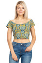 Load image into Gallery viewer, Paisley Off-Shoulder Top
