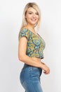 Load image into Gallery viewer, Paisley Off-Shoulder Top
