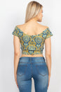 Load image into Gallery viewer, Paisley Off-Shoulder Top
