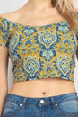 Load image into Gallery viewer, Paisley Off-Shoulder Top
