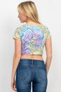 Load image into Gallery viewer, Psychedelic Mushroom Crop Top
