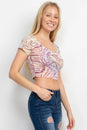 Load image into Gallery viewer, Psychedelic Mushroom Crop Top
