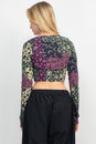 Load image into Gallery viewer, Mushroom Patch Long Sleeve Crop Top
