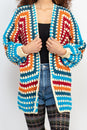 Load image into Gallery viewer, Fiesta Crocheted Cardigan
