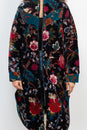 Load image into Gallery viewer, Floral Quilted Velvet Long Jacket
