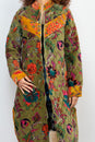 Load image into Gallery viewer, Quilted Velvet Long Jacket
