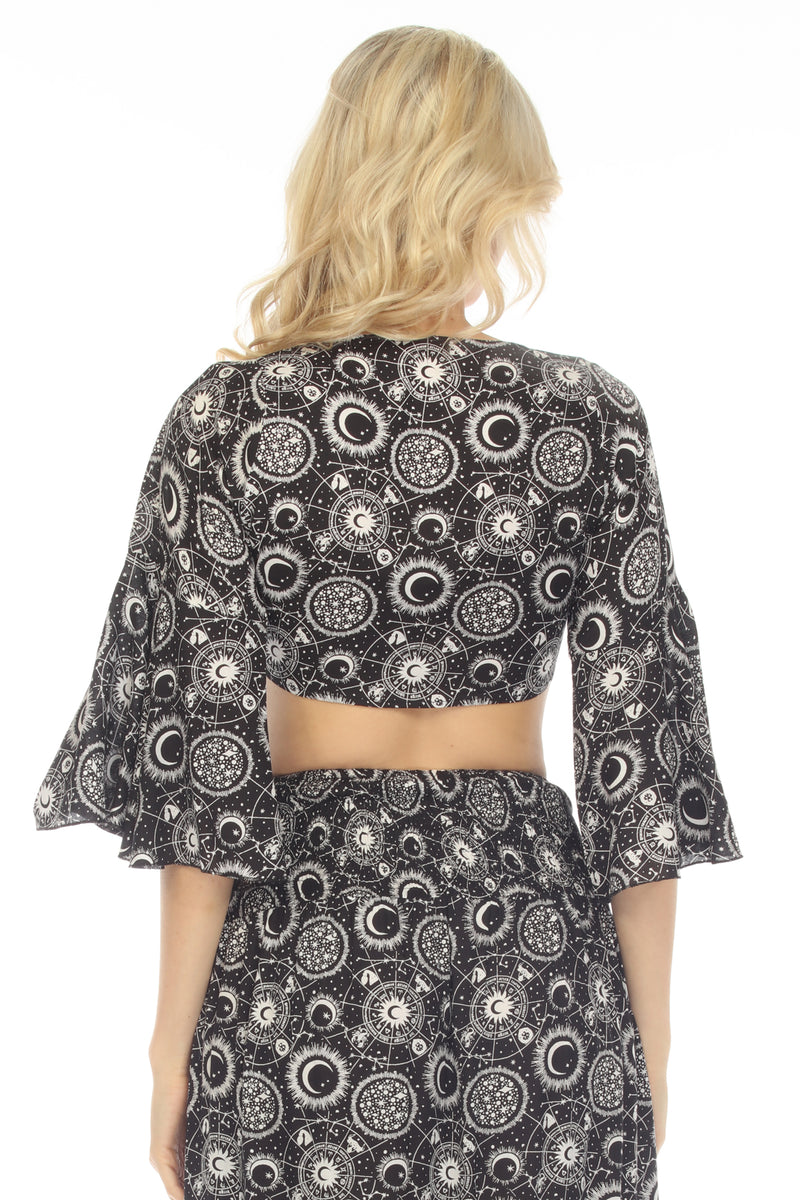 Celestial Tie Crop Top