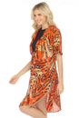 Load image into Gallery viewer, Monarch Butterfly Hoodie Kimono Coverup
