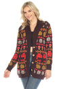 Load image into Gallery viewer, Fair Isle Mushroom Cardigan
