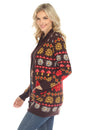 Load image into Gallery viewer, Fair Isle Mushroom Cardigan
