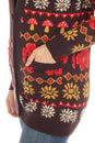 Load image into Gallery viewer, Fair Isle Mushroom Cardigan
