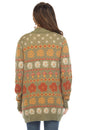 Load image into Gallery viewer, Fair Isle Mushroom Cardigan
