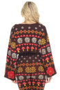 Load image into Gallery viewer, Fair Isle Mushroom Crop Cardigan
