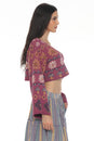Load image into Gallery viewer, Fair Isle Mushroom Crop Cardigan
