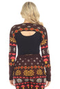 Load image into Gallery viewer, Fair Isle Mushroom Sweater Shrug
