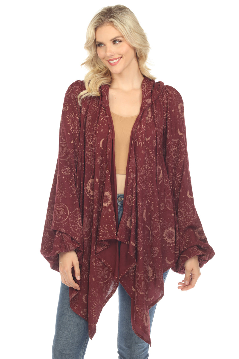 Flowy Hoodie Waterfall Cardigan