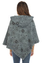 Load image into Gallery viewer, Celestial Cotton Hoodie Poncho
